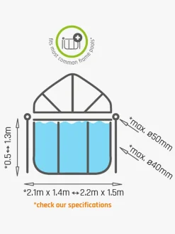 EXIT Pool Pooltag 220x150cm
