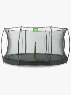 EXIT Silhouette InGround Trampolin med Sikkerhedsnet 427 cm