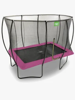 EXIT Silhouette Trampolin inkl. Sikkerhedsnet 214x305 cm, Pink