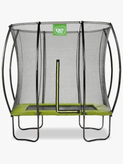 EXIT Silhouette Trampolin inkl. Sikkerhedsnet 153x214 cm, Grøn