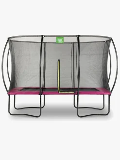 EXIT Silhouette Trampolin inkl. Sikkerhedsnet 244x366 cm, Pink
