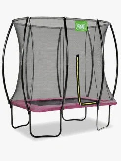 EXIT Silhouette Trampolin inkl. Sikkerhedsnet 153x214 cm, Pink