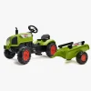 Falk Pedaltraktor med Trailer, Grøn