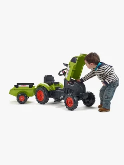 Falk Pedaltraktor med Trailer, Grøn