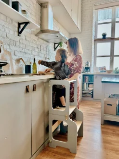 Family-scl 4-i-1 Læringstårn, Træ