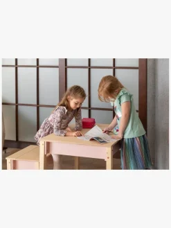 Family-scl Smart Opbevaring Bord med Stol, Pink