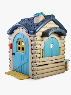 FEBER Casual Cottage Legehus med Lyd, Blå/Grå