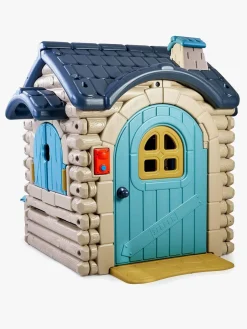 FEBER Casual Cottage Legehus med Lyd, Blå/Grå