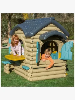 FEBER Casual Cottage Legehus med Lyd, Blå/Grå