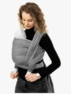 Fidella Baby Wrap Vikle Size 6 Chevron, Light Gray