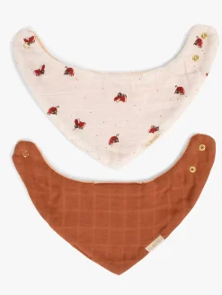 FILIBABBA Bandana Savlemække 2-pak, Lucky/Amber Brown