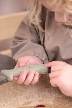 FILIBABBA Knivsæt til Børn 2-pak, Powder Blue/Green