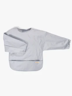 FILIBABBA  Langærmet Hagesmæk, Pearl Blue