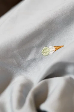 FILIBABBA Sengesæt 70x100 Tremmeseng, Pearl Blue