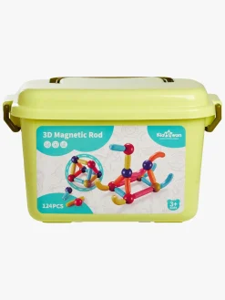 Fippla Store Magnetiske Byggeklodser 124 Stk