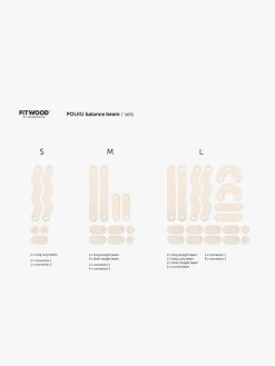 FitWood POLKU Balancebane L, Sage