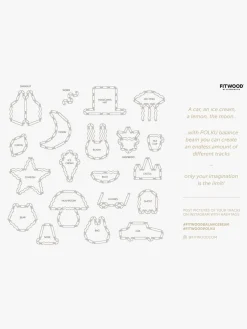 FitWood POLKU Balancebane L, Sage