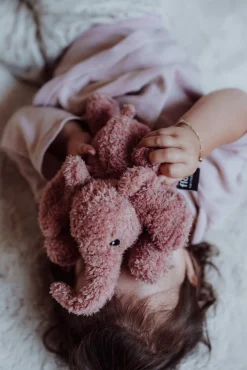 Flow Bamse  Med Natlampe George, Pink