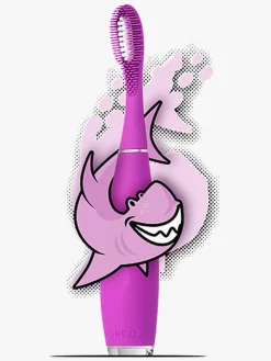 Foreo ISSA Kids Elektrisk Tandbørste, Merry Berry Shark