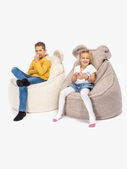 Furini Yogi Sækkestol Bouclé, Creme