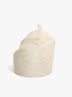 Furini Yoko Sækkestol Velour, Lys beige