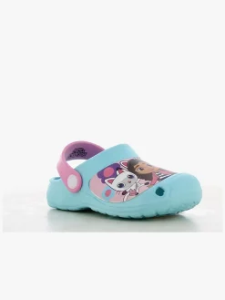 Gabby's Dollhouse Clogs, Turkish Blue/Fuchsia