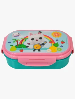 Gabby's Dollhouse Madkasse med Bestik, Blå/Pink