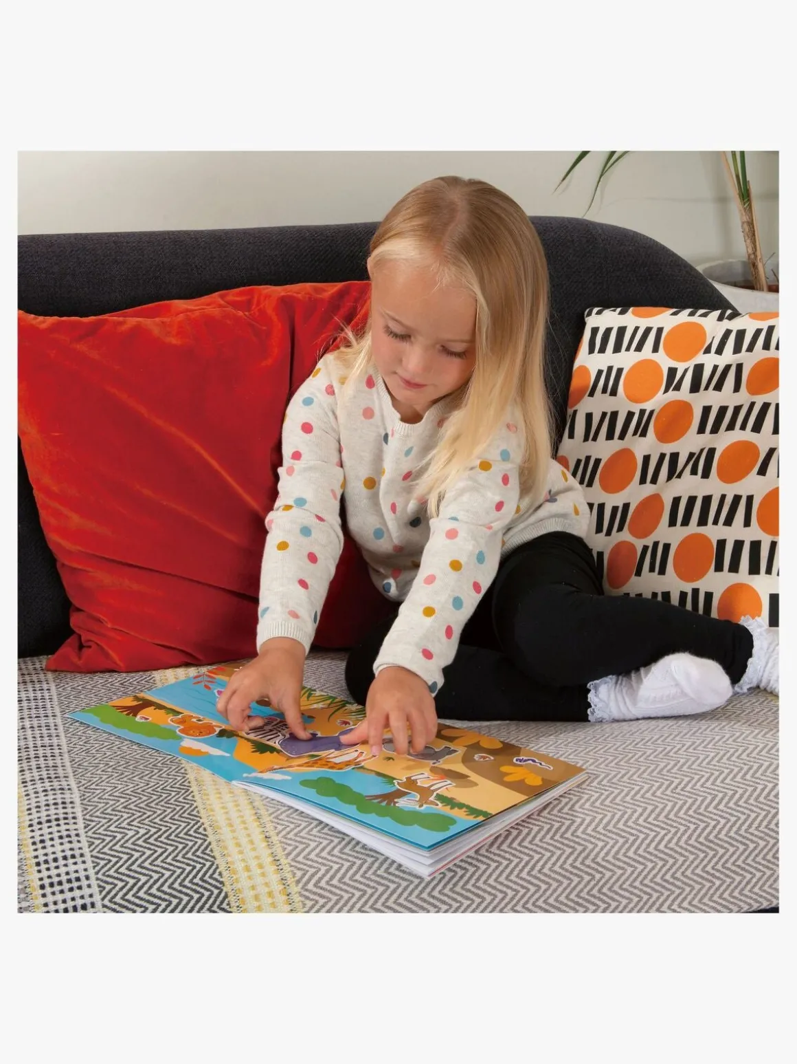 Galt Klistermærkebog Genanvendelig Dyr