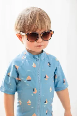 Geggamoja  Fleksible Solbriller 2-6 År, Tortoise Brown