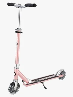 Globber Flow Element Lights Chrome Finish Løbehjul, Rose Gold