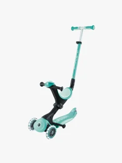 Globber Go-Up Deluxe Lights Trehjulet Løbehjul, Dark Mint