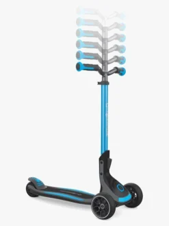 Globber Ultimum Sammenklappelig Trehjulet Løbehjul, Sort/Blå
