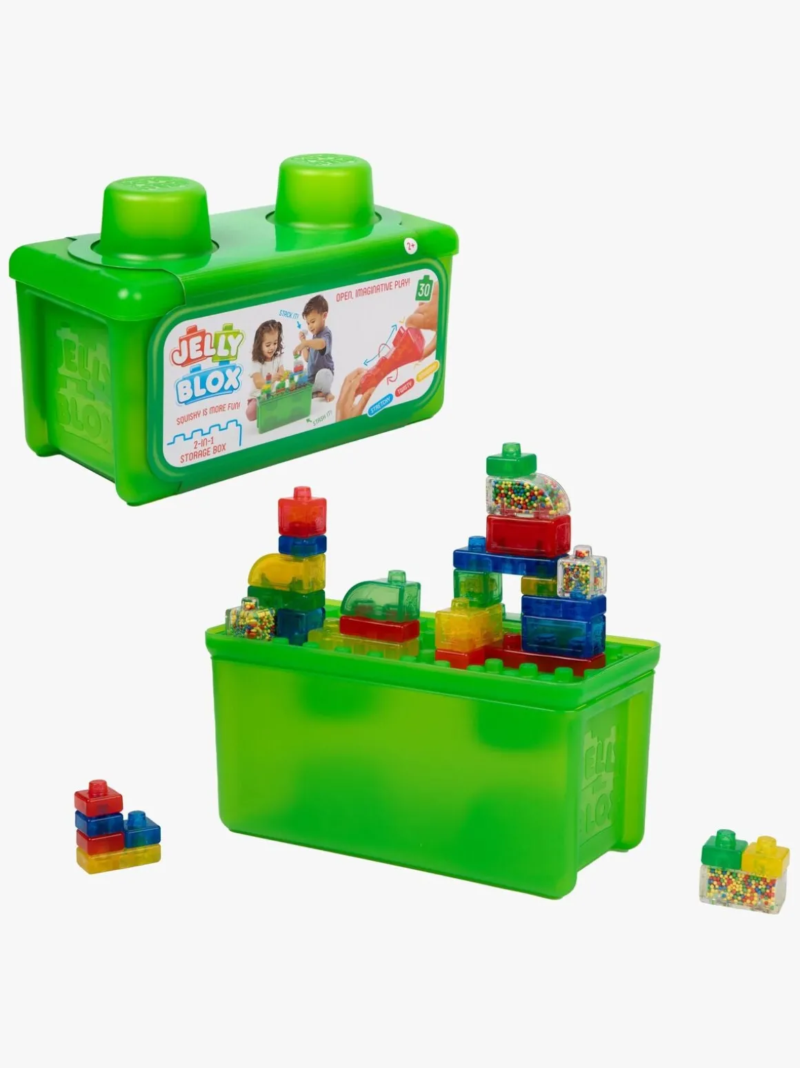 Goliath Jelly Blox 2-i-1 Opbevaringskasse 30 Dele