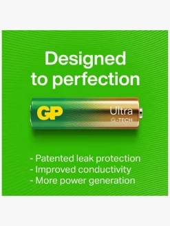 GP Ultra Alkaline G-TECH AA/LR6 Batterier Svanemærket 24-Pak