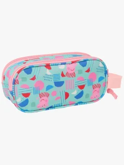 Gurli Gris 3D Dobbelt Penalhus, Lyserød/Grøn