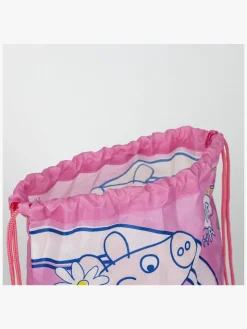 Gurli Gris Håndklæde Gymnastikpose & Kasket Sæt, Pink