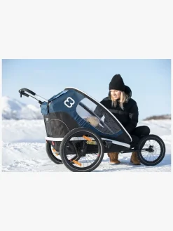 Hamax Outback One Reclining Cykelanhænger, Navy/White