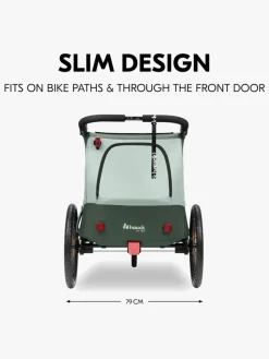 Hauck Dryk Duo Plus Cykelanhænger, Dark Green