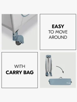 Hauck Sleep N Play Go Plus Weekendseng, Dusty Blue