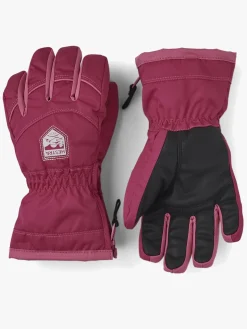 Hestra Sarri Zip JR Handsker, Orkidee/Fuchsia
