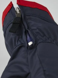 Hestra Sarri Zip JR Handsker, Dark Navy/Ivory