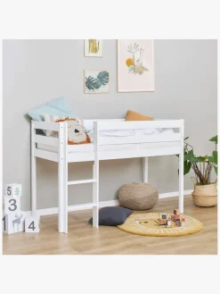 Hoppekids ECO Comfort  Halvhøj Højseng 70x160, Hvid