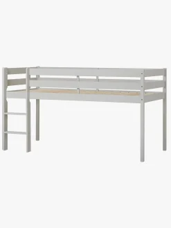 Hoppekids ECO Comfort  Halvhøj Højseng 90x200, Duegrå