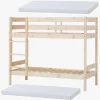 Hoppekids ECO Comfort Køjeseng med 2 stk. Skummadrasser 70x160, Træ