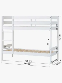 Hoppekids ECO Comfort Køjeseng 70x160, Hvid