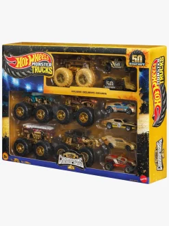 Hot Wheels Monster Trucks Bigfoot Trophy Champions Flerpak