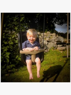 Hörby Bruk Høj Babysæde Gynge, Sort/Sand