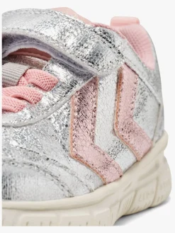Hummel Crosslite Glitter Infant Sneakers, Silver