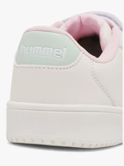 Hummel Derby Court Jr Sneakers, White/Pink