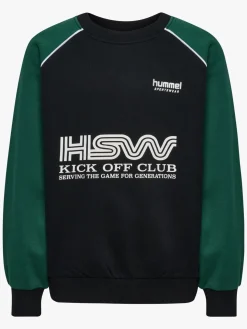 Hummel Oversized Crew Trøje, Dark Green